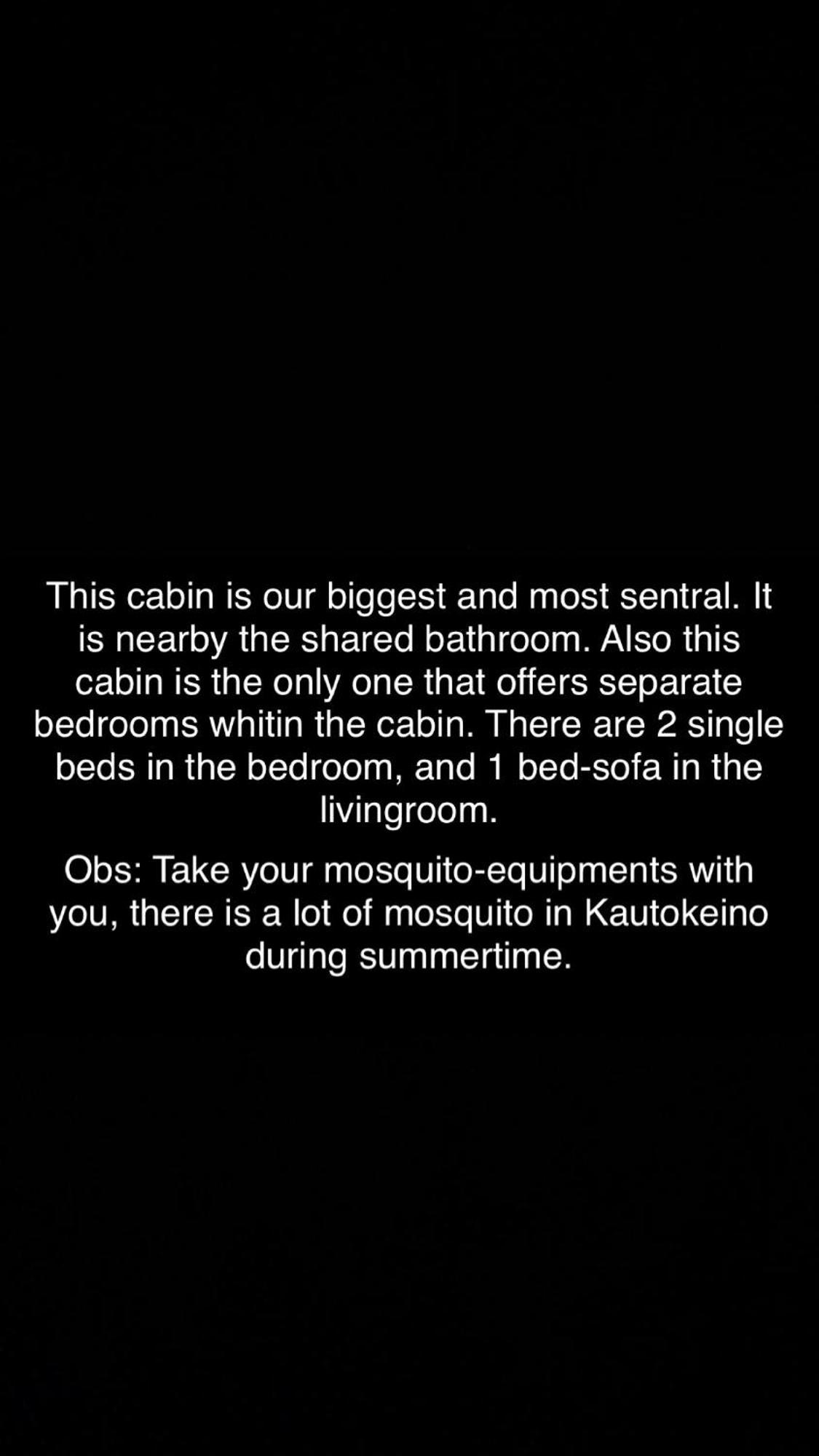 Sara'S Cabins-Hytter Kautokeino Rom bilde